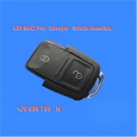 VW 2B Remote 1 JO 959 753 N 433Mhz for Europe South America