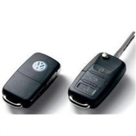 VW 3-button remote key *B5 remote and transponder key *ID 48 chi