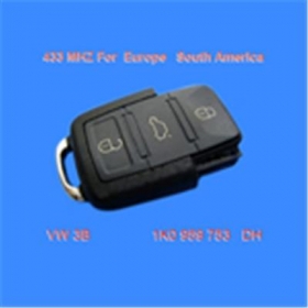VW 3B Remote 1 JO 959 753 DA 434Mhz for Europe South America VW
