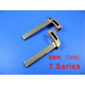 BMW smart key blade 7 series (gold color)