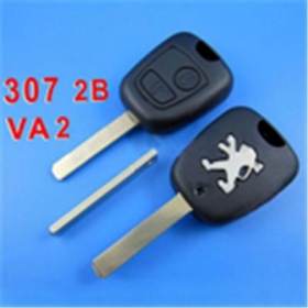 Peugeot Remote Key 2 Button (307 Without Groove)