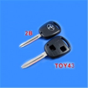 Toyota Key Shell 2 Button TOY43