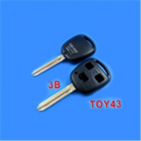 Toyota Remote Key Shell 3 Button Without Logo Toy43