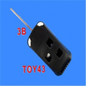 Toyota Flip Remote Key Shell 3 Button