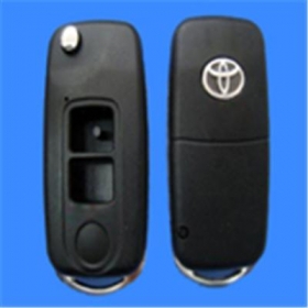 Toyota Yaris Flip Remote Key Shell 2 Button