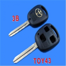 Toyota Key Shell 3 Button Toy43