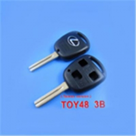 Lexus Remote Key Shell 3 Button TOY48(Short) Silver Brand