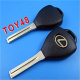 Lexus 4D Duplicable Key Shell Toy48 (short) with Groove