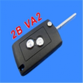 Citroen Remote Key Shell 2 Button ( 307 without Groove)