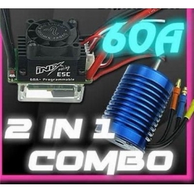 INIX 60A 13T Brushless bürstenlosen ESC Motor Moteur COMBO senso