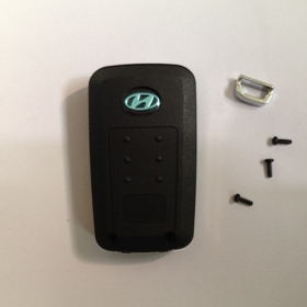 Flip Remote key shell 3 button for Hyundai Sonata