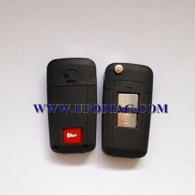 Tucson Modified remote flip key shell 2+1 button for Hyundai