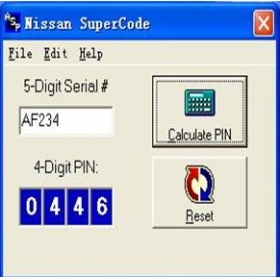Super Nissan Code Calculator