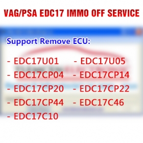 VAG/PSA EDC17 Immo Off Service